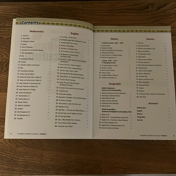 Complete Canadian Curriculum 8 - Picture 2 of 4